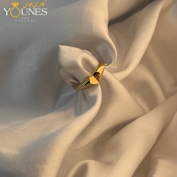 انگشتر قلب مینیمال طلا